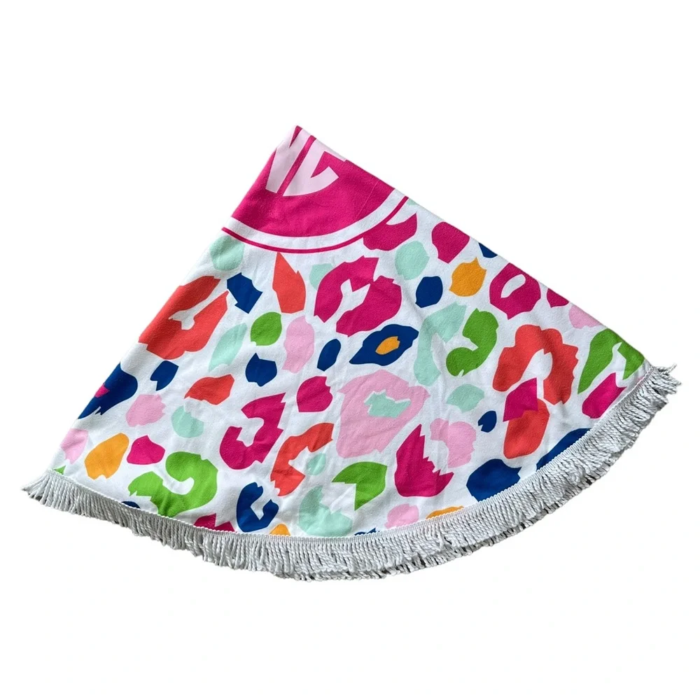 Marley Lilly Monogrammed Round Beach Towel